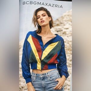 BCBGMaxAzria Multicolor Bomber Jacket